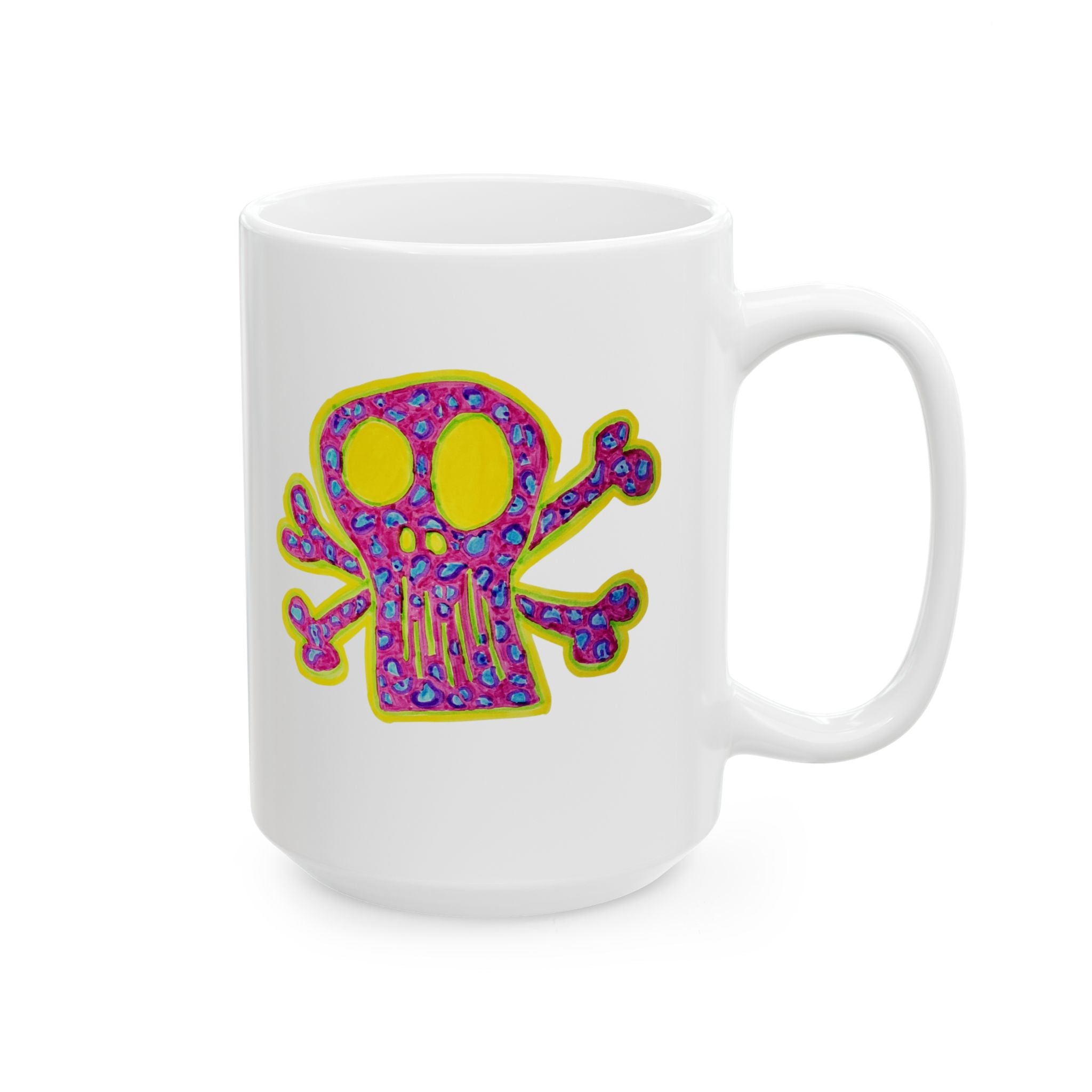 Leopard Skull Mug