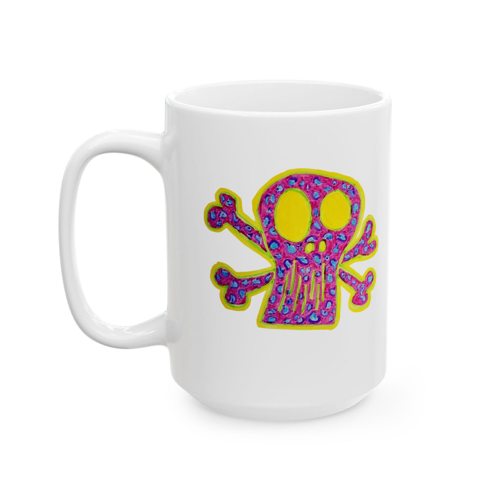 Leopard Skull Mug