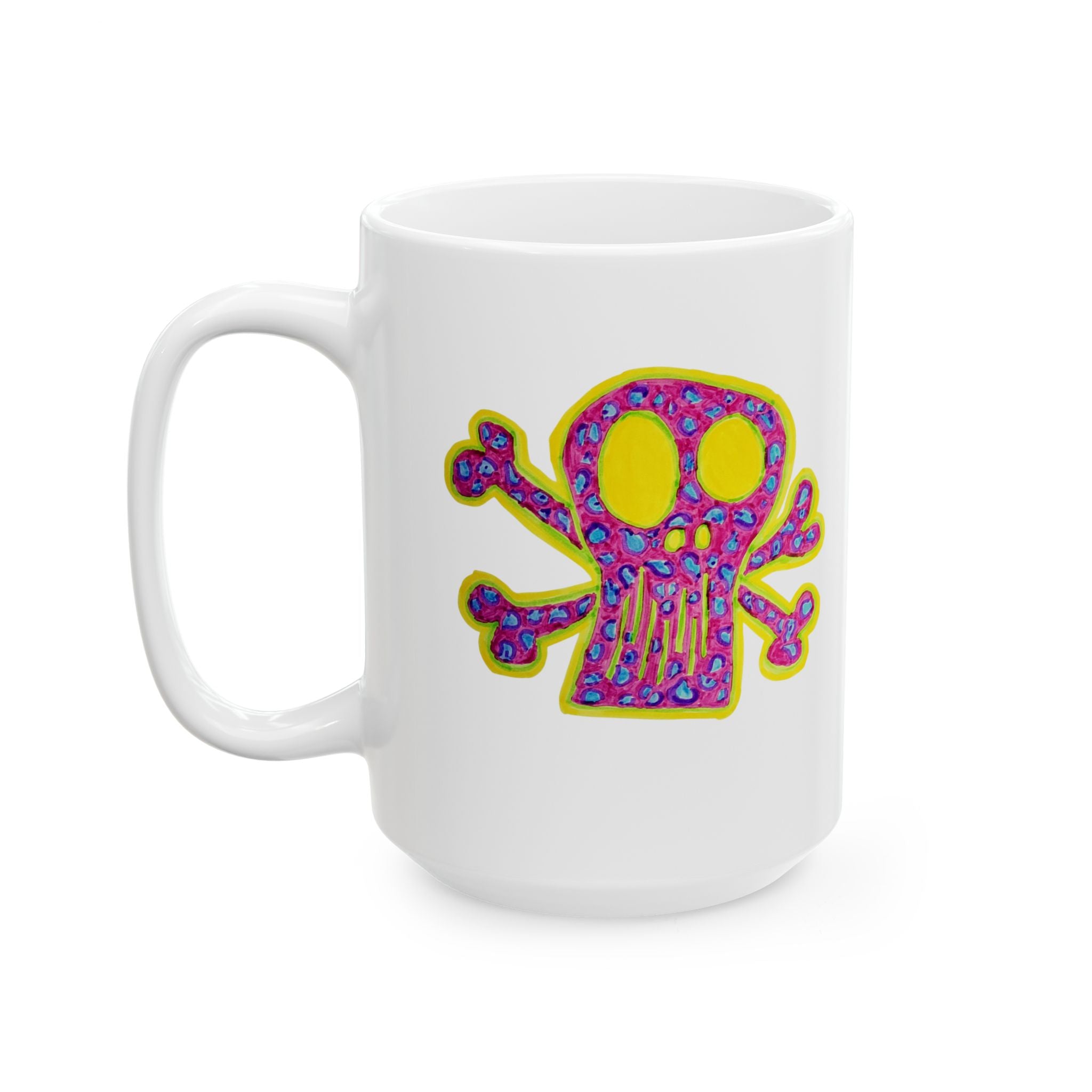 Leopard Skull Mug
