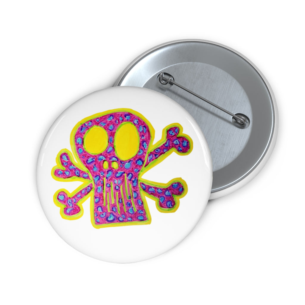 Leopard Skull Pin